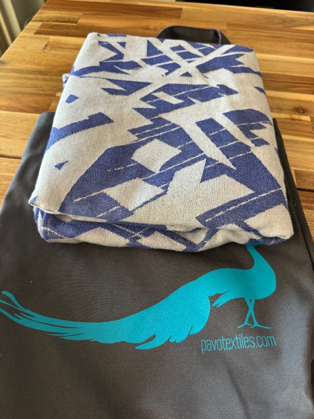 Pavo Futurism Lapis Woven Wrap